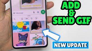 How to add gif to whatsapp messages | Full Guide