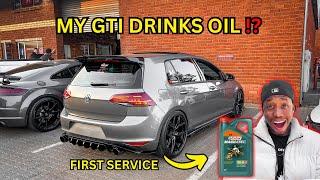 FIXING OIL LEAK + NEW TUNE ON MY GTI!!