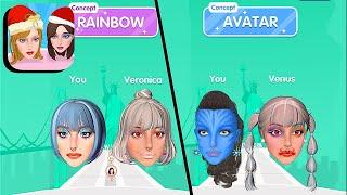 MAKEUP BATTLE GAMEPLAY | ALL LEVELS (PART 4)