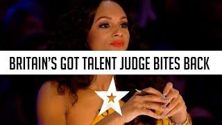 Britain's Got Talent judge, Alesha Dixon bites back!