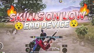 UNIQUE SKILLS IN 20 FPS || BGMI LOW END DEVICE MONTAGE || 20 FPS MONTAGE ||