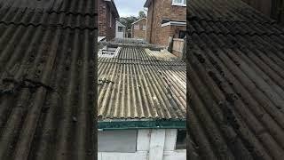 Broken Asbestos Garage Roof Replacement in Derby