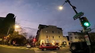 Pink, Purple Sunset. Walk West w Me from South Rittenhouse, Along Manning & Spruce Towards 22nd St.