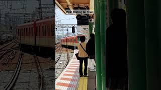 Train platform in Japan #train #platform #railcrossing #technology #shorts #日本 #japan #travel