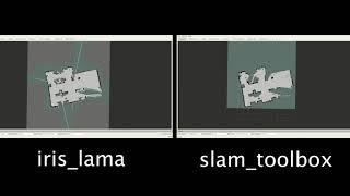 Map creation - iris_lama vs. slam_toolbox