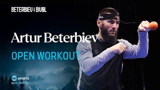 Artur Beterbiev showcases serious skill in his open workout before his clash with Dmitry Bivol  