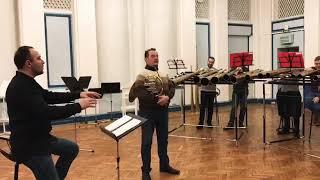 Russian Horn Orchestra playing  the Adagio from A.Marcello