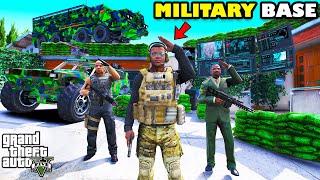 Franklin Upgrade His House Into Secret Military Base In GTA 5 | SHINCHAN and CHOP