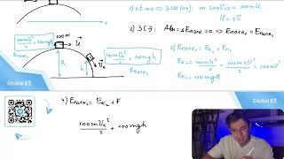 Небольшое тело массой М = 0,99 кг лежит на вершине гладкой полусферы  радиусом R. В тело - №