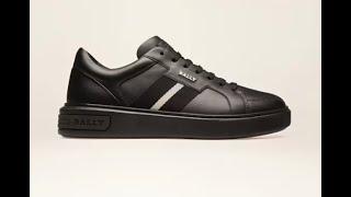 BALLY Moony Leather Sneakers In Black 6236585