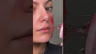 Red skincare routine ️ #skincare #skincareroutine #skin #pov