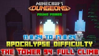 The Tower 94 [Apocalypse] Full Climb, Guide & Strategy, Minecraft Dungeons Fauna Faire