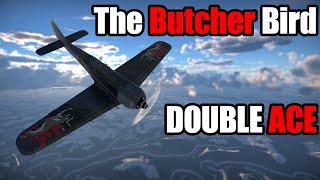 12 KILLS IN THE BUTCHER BIRD - FW 190 A4 - (War Thunder Sim + TrackIR + HOTAS)