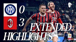 Jović brace & Reijnders' goal book a place in the final | Inter 0-3 AC Milan | Extended Highlights