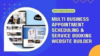 Multi Business Appointment Scheduling & Service Booking Website Builder | SaaS Website Builder