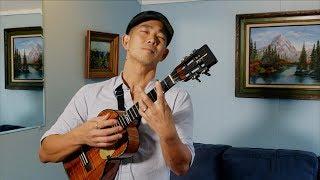 Jake Shimabukuro performs "Blue Roses Falling" backstage @ Aladdin Theater