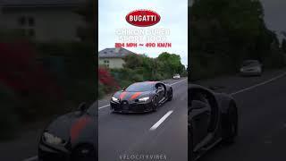 Top Four Fastest Cars In The World Right Now 