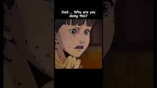 The father forces her to drink oil?  #anime #shorts
