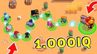 Джесси 1.000 IQ vs НУБЫ !! Супер Тащеры в Brawl Stars #6