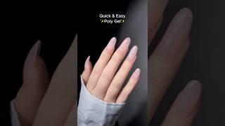 Poly gel is the staple to flawless, sculpted nails! 