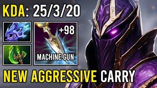 Super Aggressive New Carry 7.37e Silencer Epic Machine Max Speed Attack Glaives of Wisdom Dota 2