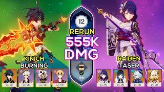 [RERUN] C0 Kinich Burning & C0 Raiden Taser | Spiral Abyss 5.6 | Genshin Impact
