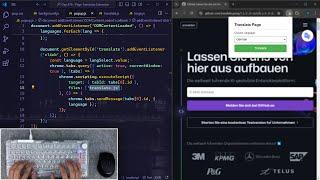 ASMR Programming - Coding Page Translator Extension - No Talking