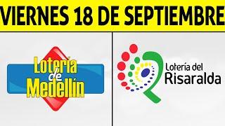 Resultados Lotería de MEDELLIN y RISARALDA Viernes 18 de Septiembre de 2020 | PREMIO MAYOR 