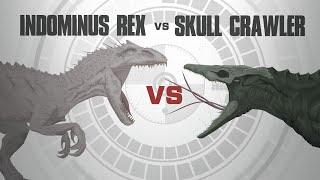 Indominus Rex vs Skull Crawler | Battle FACE OFF | In-Depth Combat Analysis