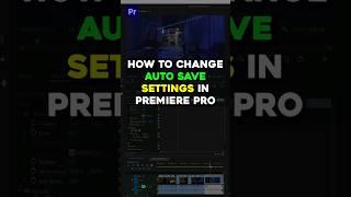 How to Setup AUTO SAVE in Premiere Pro!  #premierepro #tutorial #kylerholland