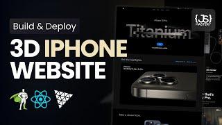 Build and Deploy an Apple Website with React | Beginner Three.js & GSAP Tutorial