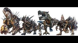 TRANSFORMERS ALL MOVIE DINOBOTS !!!