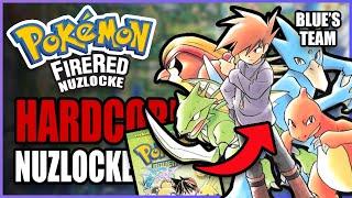 Can I Beat Pokémon FireRed with Blue's MANGA Team? (Hardcore Nuzlocke Challenge)