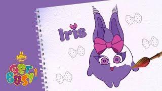 SUNNY BUNNIES | Drawing Iris | Arts & Crafts | Cartoons for Kids