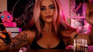 Flirty Tattoo Artist Gives You A Tattoo | The ASMR Tattoo Parlor (Drawing On You)