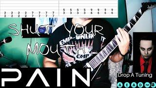 Pain - Shut your Mouth |Guitar cover| |Tab|