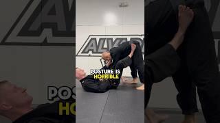 White Belt Tips: Step & Squat for good posture #BrazilianJiuJitsu #BJJ #JiuJitsu #Grappling