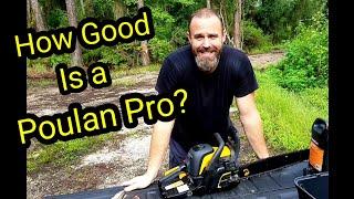 *Review* Poulan Pro Chain Saw from Home Depot. #diy #family #homestead #house #fun #garden #vlog