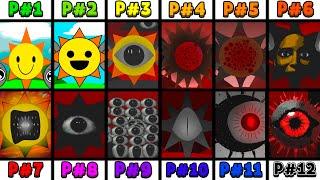 All Phases in Incredibox Sprunki: Phase 7 VS Phase 8 VS Phase 9 VS Phase 10 VS Phase 11 VS Phase 12