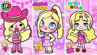 Barbie Avatar World’de vs Toca Boca’da vs Miga World’de!