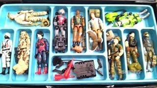 SMU Toys Vintage G.I. Joe: Real American Hero Loose Figures In Collector Case