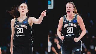 HIGHLIGHTS: Breanna Stewart & Sabrina Ionescu Combine for 55 Points in Game 1 Win vs. Aces