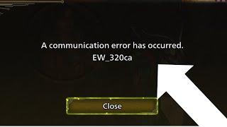 MH wilds communication error ew 320ca