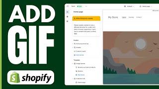 How to Add GIF to Shopify Homepage (2024)