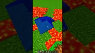 Minecraft Lava and Water #minecraft #shorts