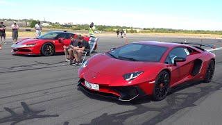 Lamborghini Aventador SV vs Ferrari SF90 Stradale