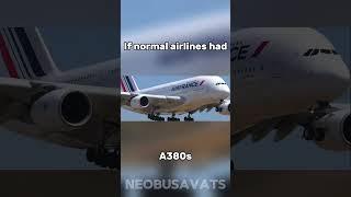 If Normal Airlines had A380s #aviation #aviationedit #funnymemes #avgeek #aviationclipz