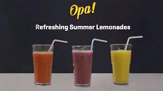 Refreshing Summer Lemonades | 3 Flavours | Opa Fruits & Veggies