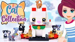 Adding to my lego cat collection - Lucky Cat build & review