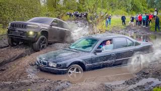 ВОТ ЧТО МОЖЕТ БМВ на БЕЗДОРОЖЬЕ! БИТВА BMW с ДЖИПАМИ пошла НЕ ПО ПЛАНУ